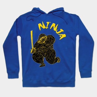 Ninja Crouching in the Sun Hoodie